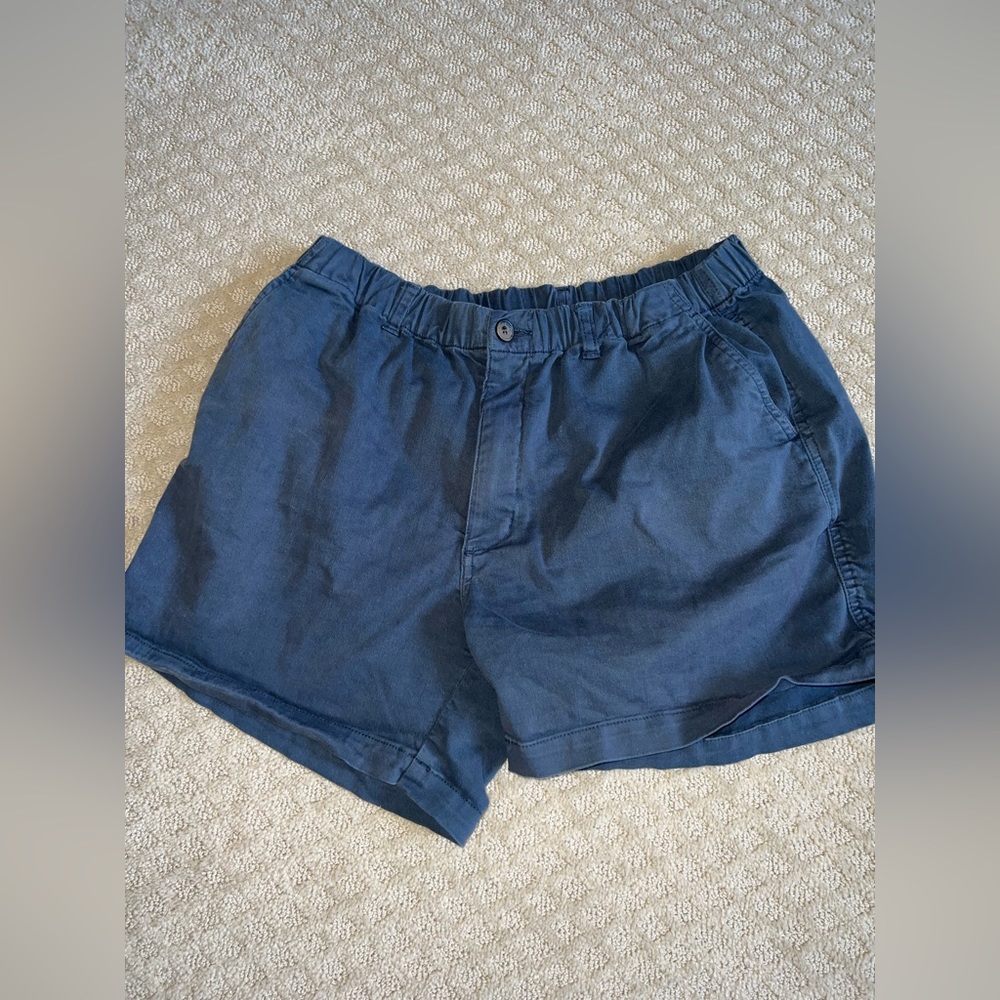 Snappers vintage 1946 shorts, 4 inch inseam, blue, medium
